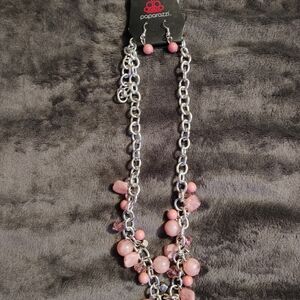 17pcs - Paparazzi Pink and Silver Women's Jewelry Set